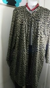 Animal Print Cardigan